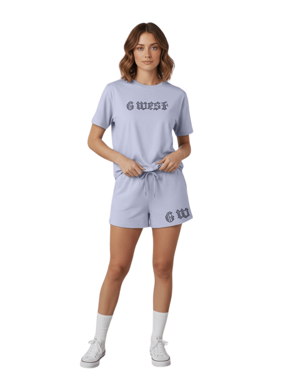 G West Rhinestone Logo Women's Set - G West