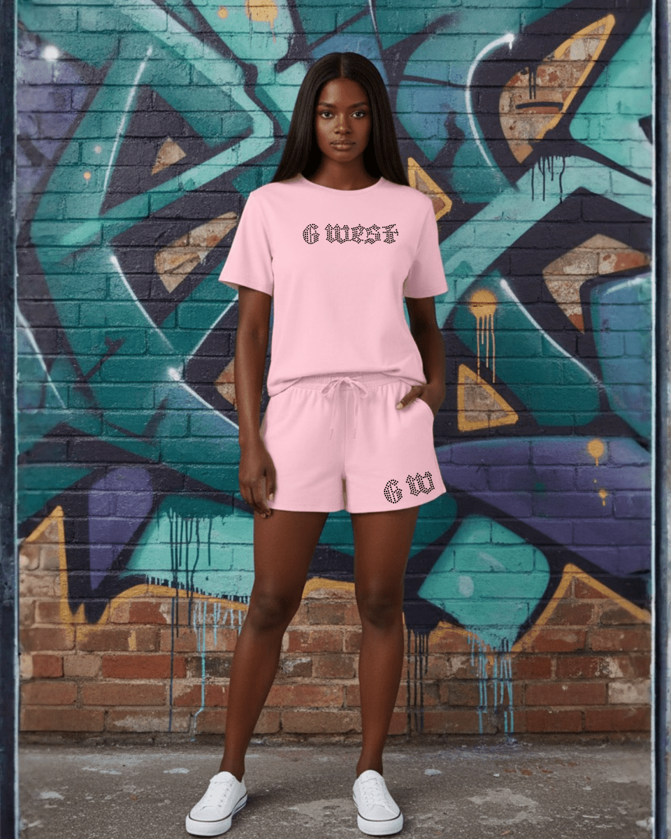 G West Rhinestone Logo Women's Set - G West