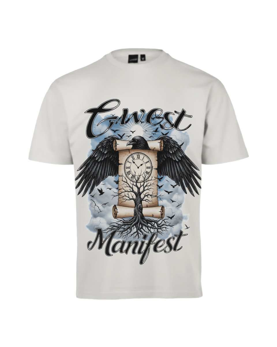 G West Rhinestone Mennifest Oversized Men's T-Shirt - G West