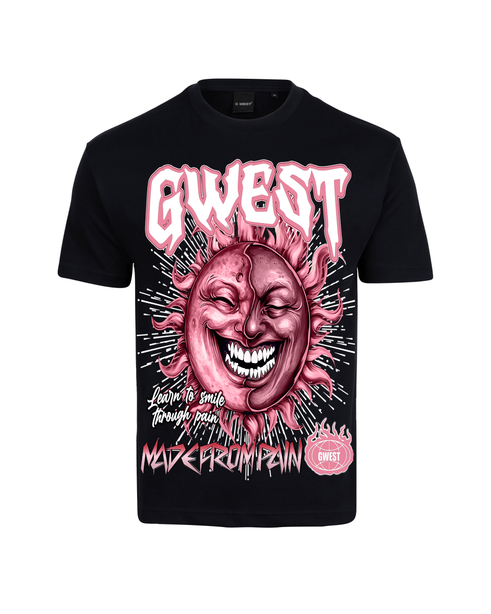G West Rhinestone Pain & Peace Men's Big And Tall T-Shirt - G West