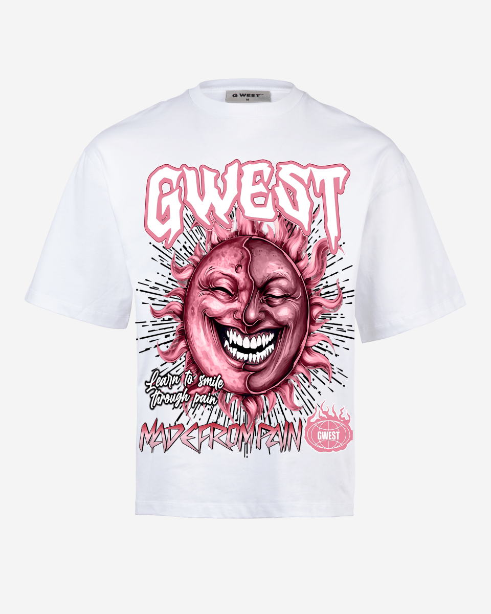 G West Rhinestone Pain & Peace Men's Big And Tall T-Shirt - G West