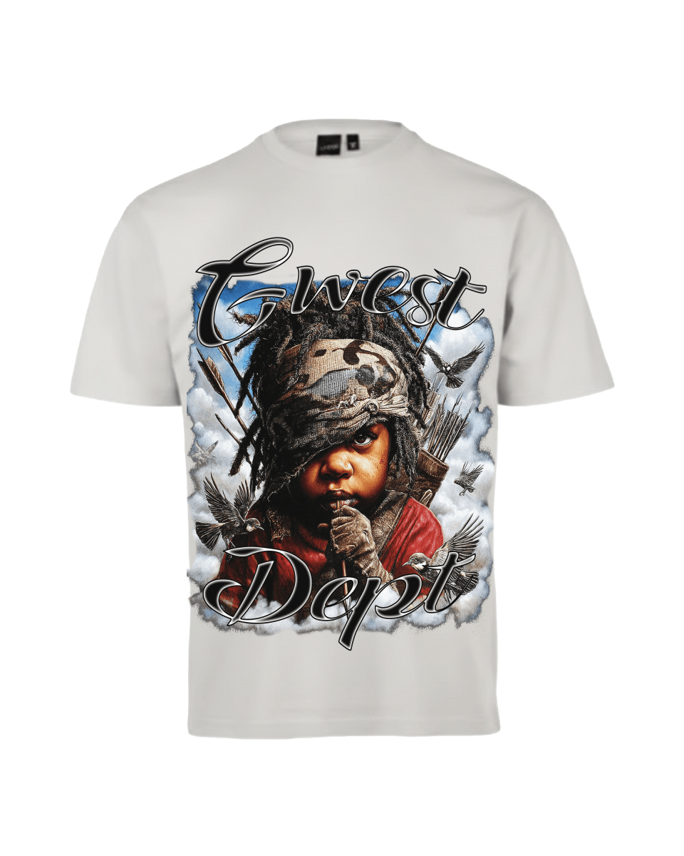 G West Rhinestone Scarface Oversized Men's T-Shirt - G West