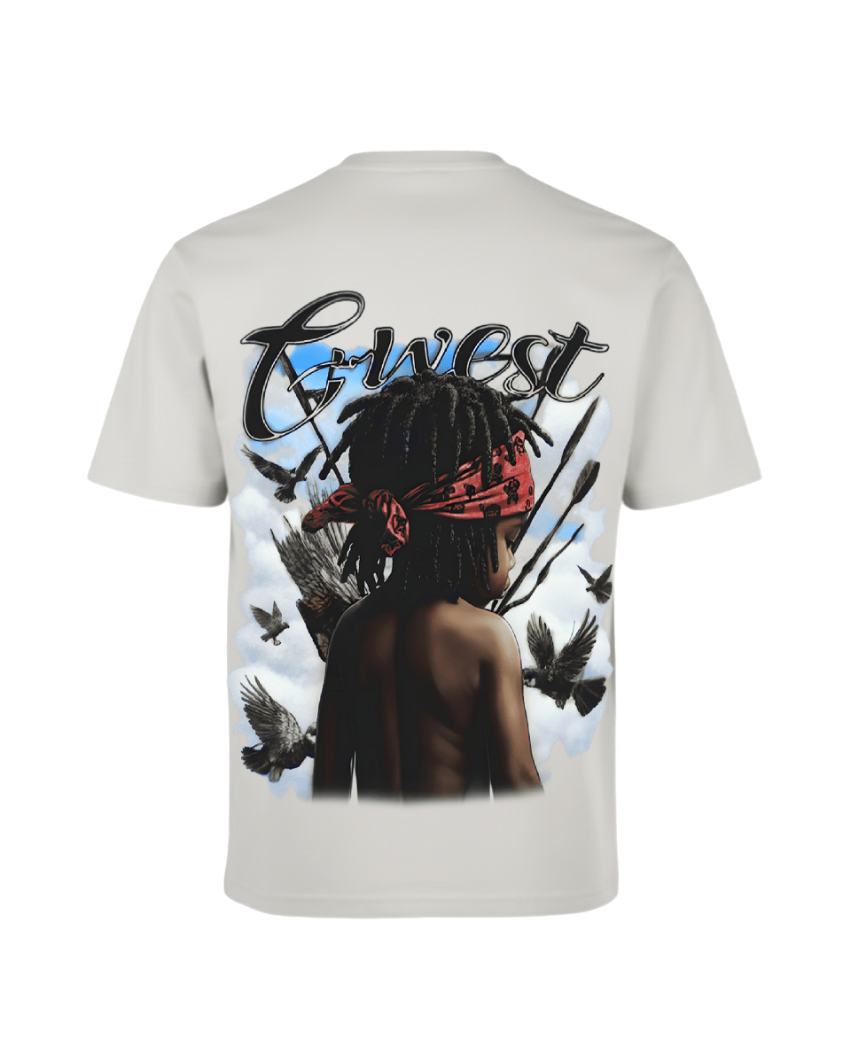 G West Rhinestone Scarface Oversized Men's T-Shirt - G West