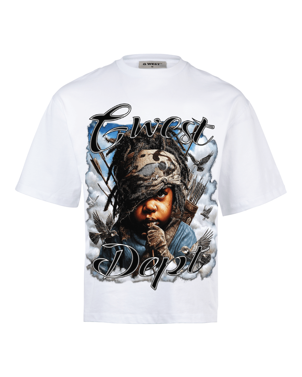 G West Rhinestone Scarface Oversized Men's T-Shirt - G West