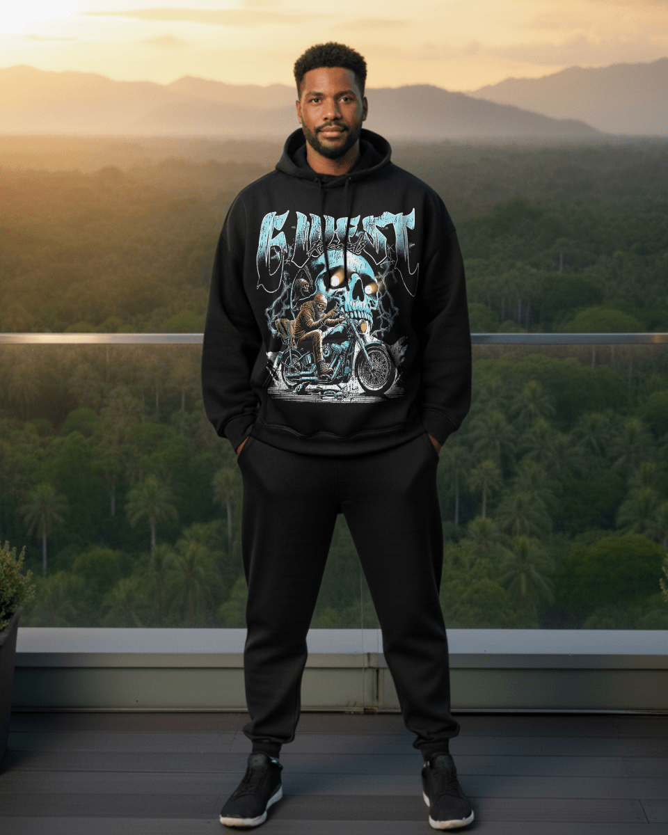 G West Rhinestone Soul Rider Men's Hoodie - G West