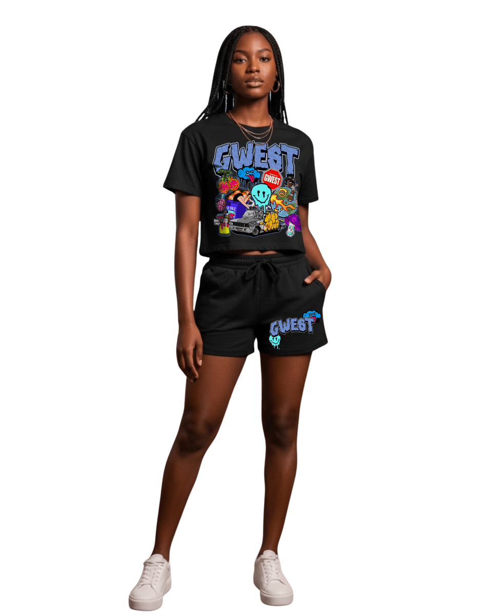 G West Rhinestone Street Riot Women's Set - G West