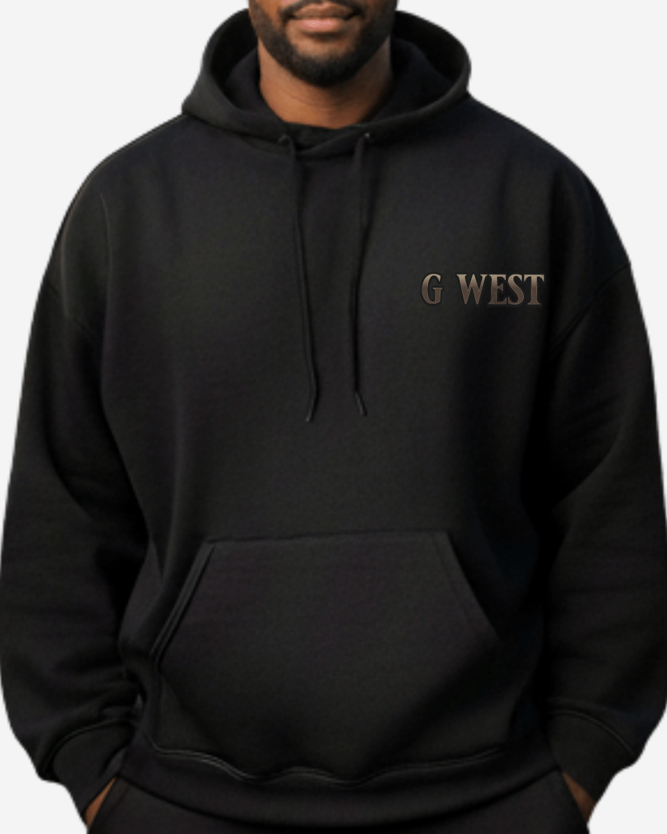 G West Rhinestone Symphony Of Shadows Men's Hoodie - G West