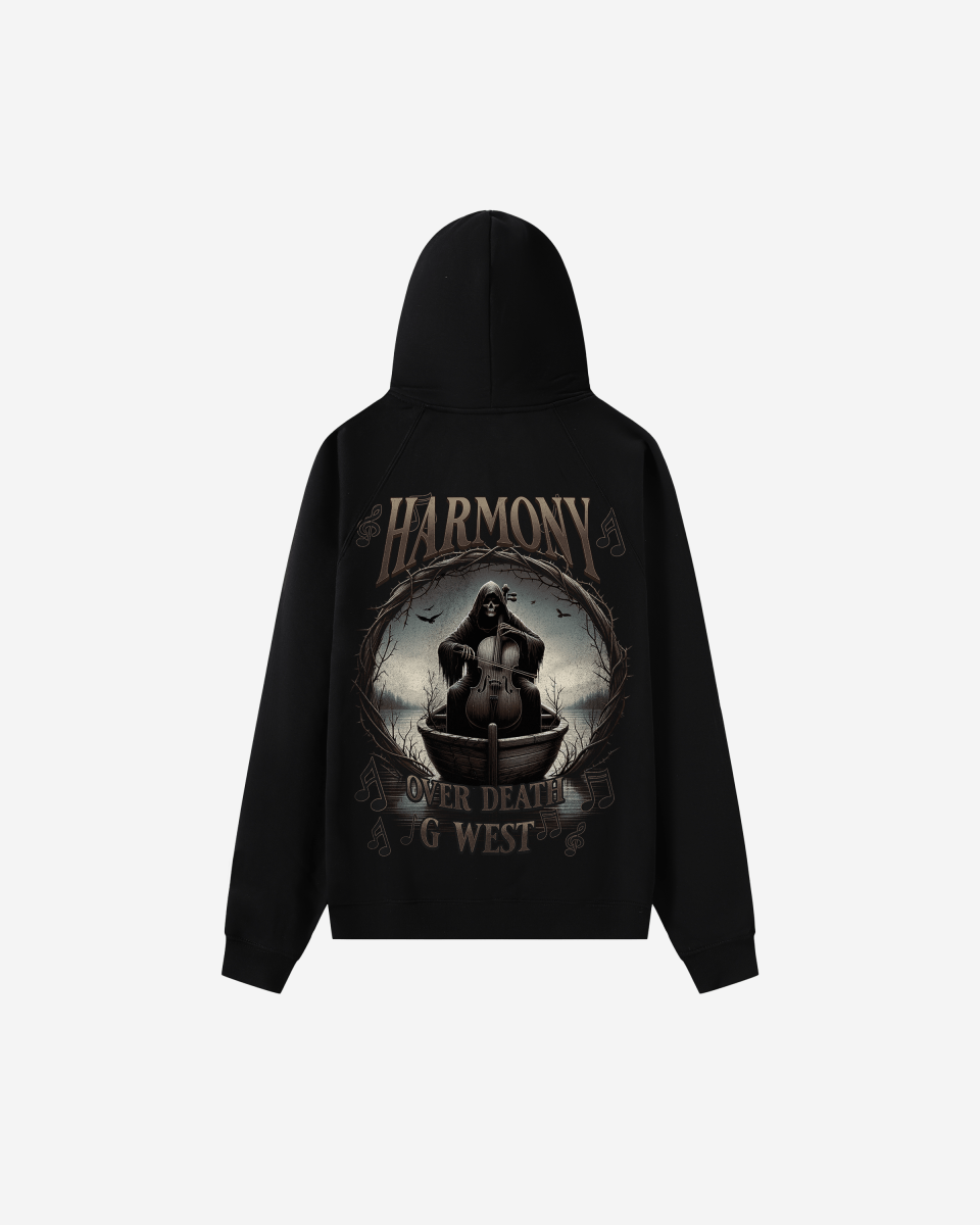 G West Rhinestone Symphony Of Shadows Men's Hoodie - G West