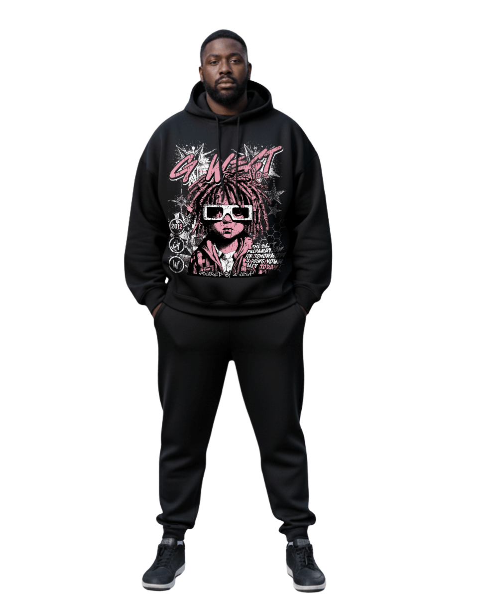 G West Rhinestone Urban Genesis Big And Tall Hoodie - G West