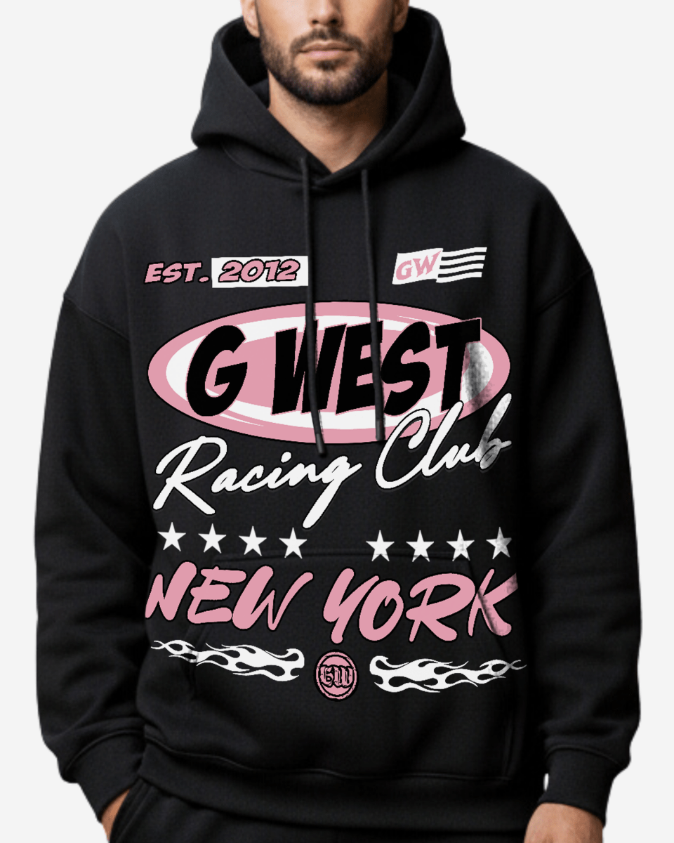 G West Rhinestone Urban Genesis Men's Hoodie - G West