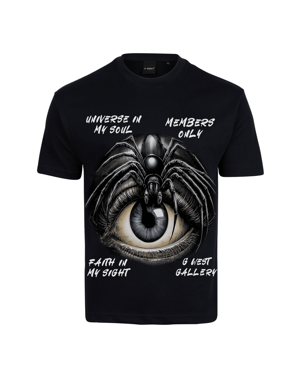 G West Rhinestone Vision Weaver Oversized Men's T-Shirt - G West