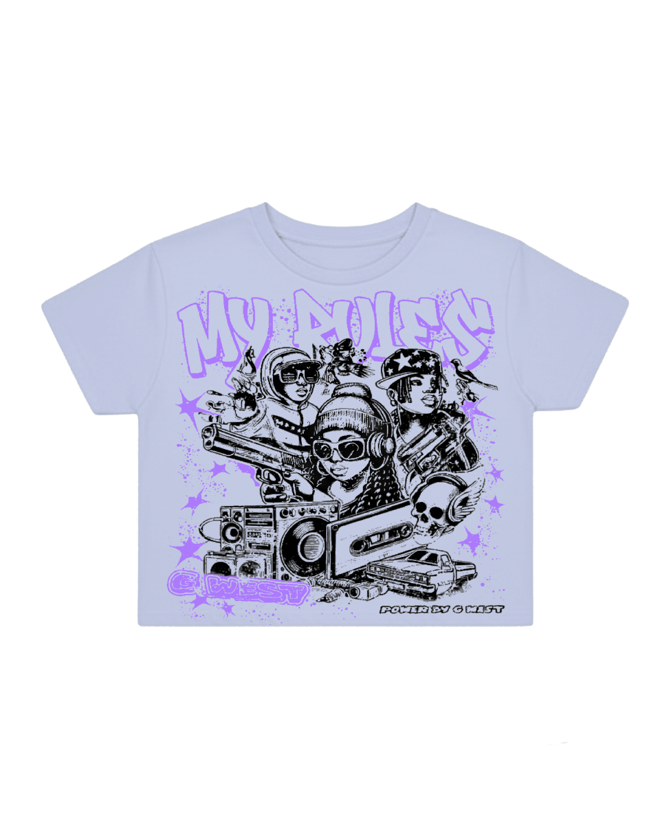 G West Rhinestone Youth Hustle Women's T-Shirt - G West