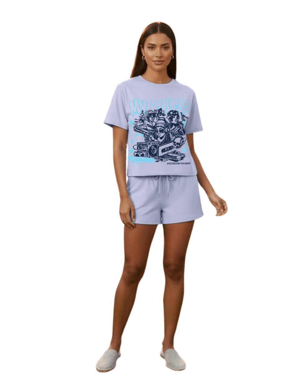 G West Rhinestone Youth Hustle Women's T-Shirt - G West