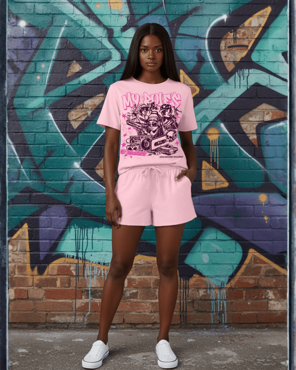 G West Rhinestone Youth Hustle Women's T-Shirt - G West