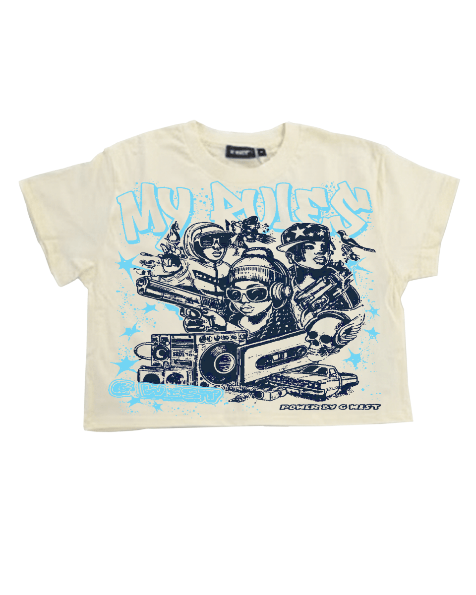 G West Rhinestone Youth Hustle Women's T-Shirt - G West