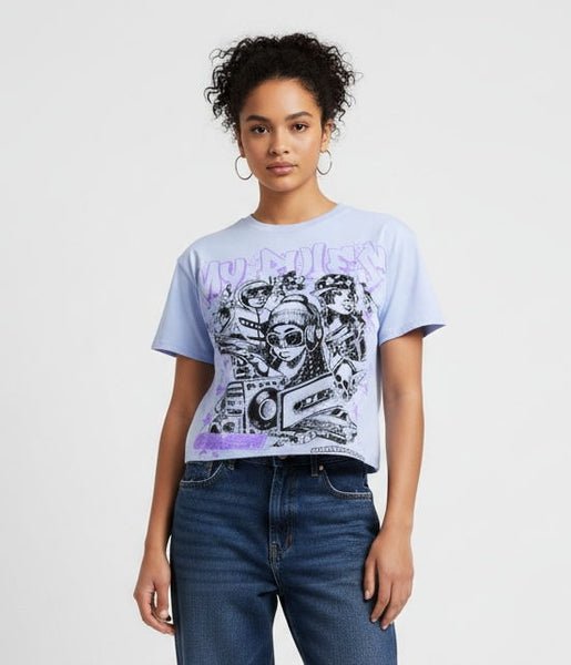 G West Rhinestone Youth Hustle Women's T-Shirt - G West