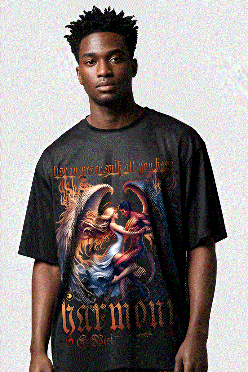 G WEST RHINSTONE HARMONY 3/4 SLEEVES MESH SHORT SET - G West