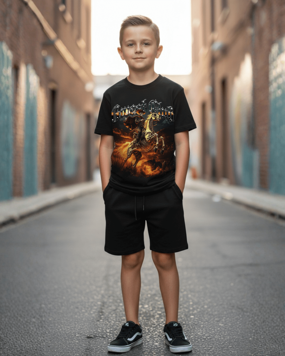 G West Rider Of Flames Kids T-Shirt - G West