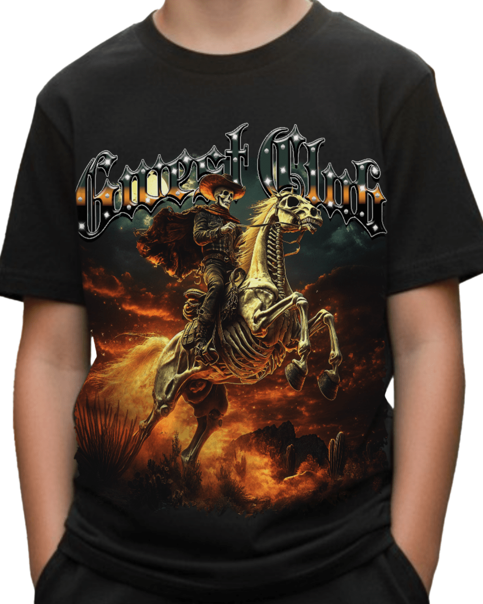 G West Rider Of Flames Kids T-Shirt - G West