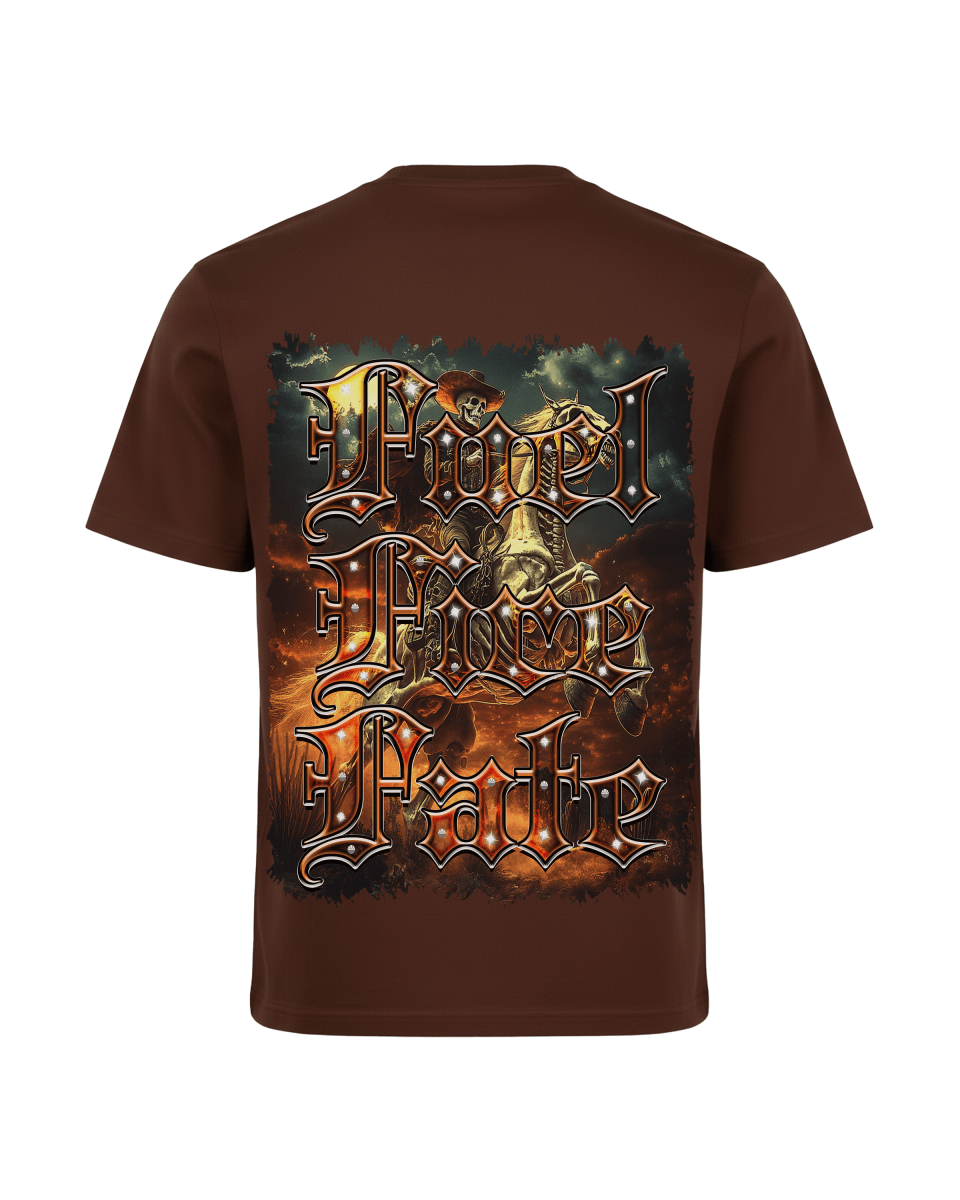 G West Rider Of Flames Oversized Men's T-Shirt - G West