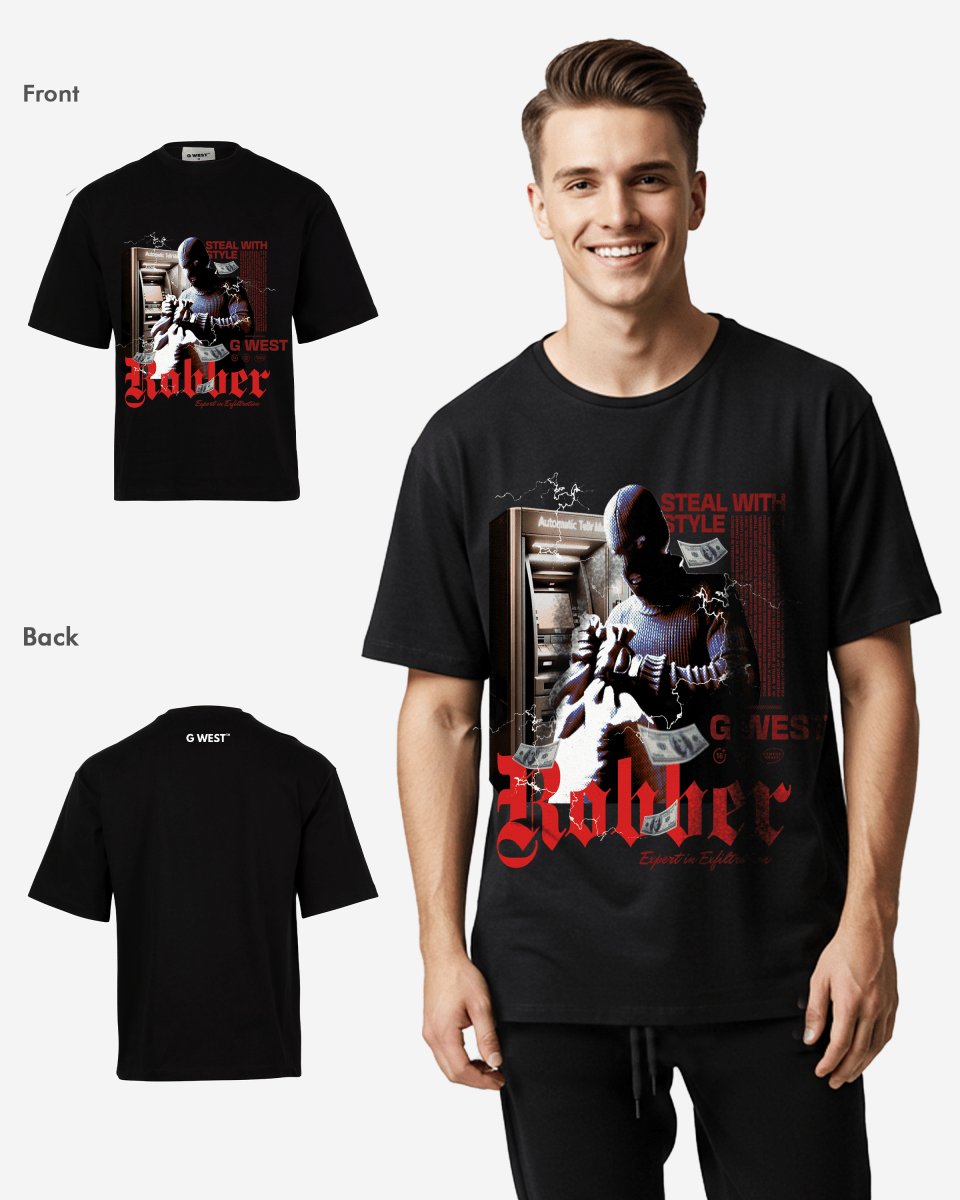 G - WEST ROBBER OVERSIZED TEE GWROJMT116 - G West