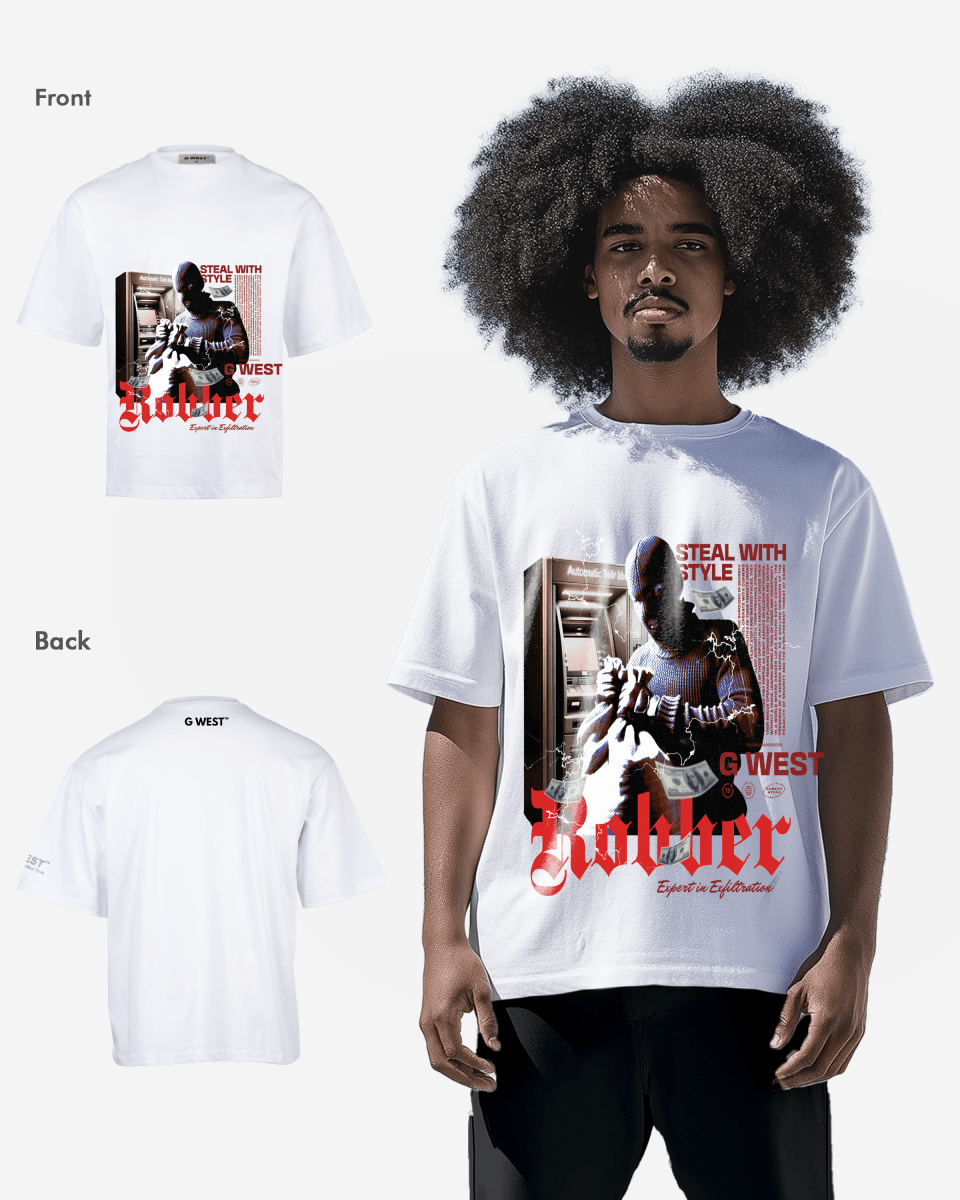 G - WEST ROBBER OVERSIZED TEE GWROJMT116 - G West
