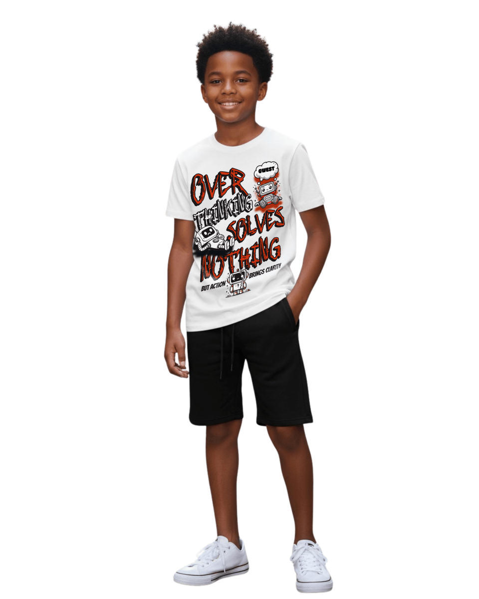 G West Robot Brain Buzz Kids T-Shirt - G West