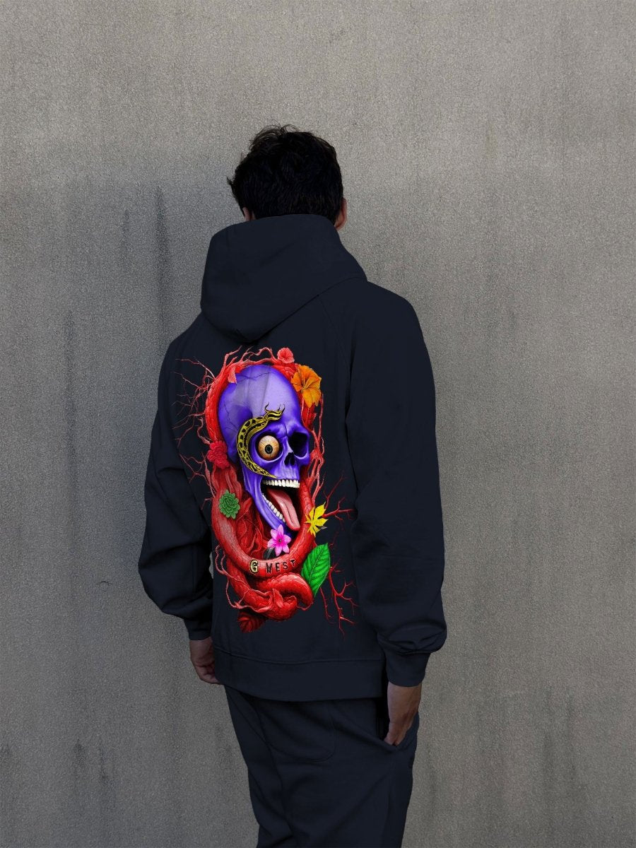 G West Rose Skull Heavy Premium Hoodie - 6 Colors - G West