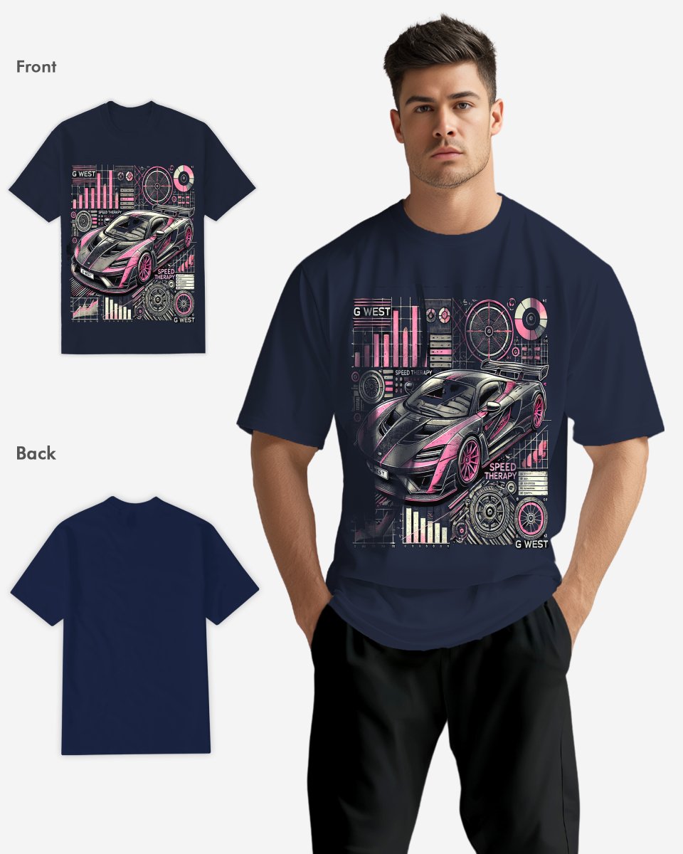 G West Rose Velocity Oversize Tee - G West