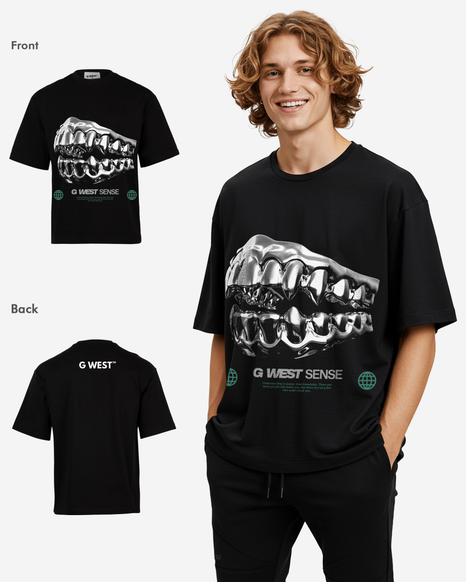 G - WEST SENSE OVERSIZED TEE GWROJMT103 - G West