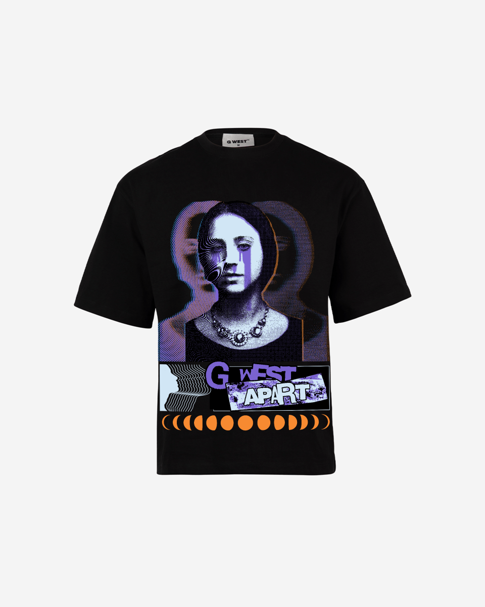 G - WEST shadows weep Oversized TEE GWROJMT37 - G West