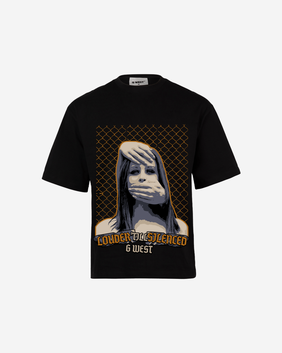 G - WEST Silent Gaze Oversized Tee - GWROJMT8 - G West