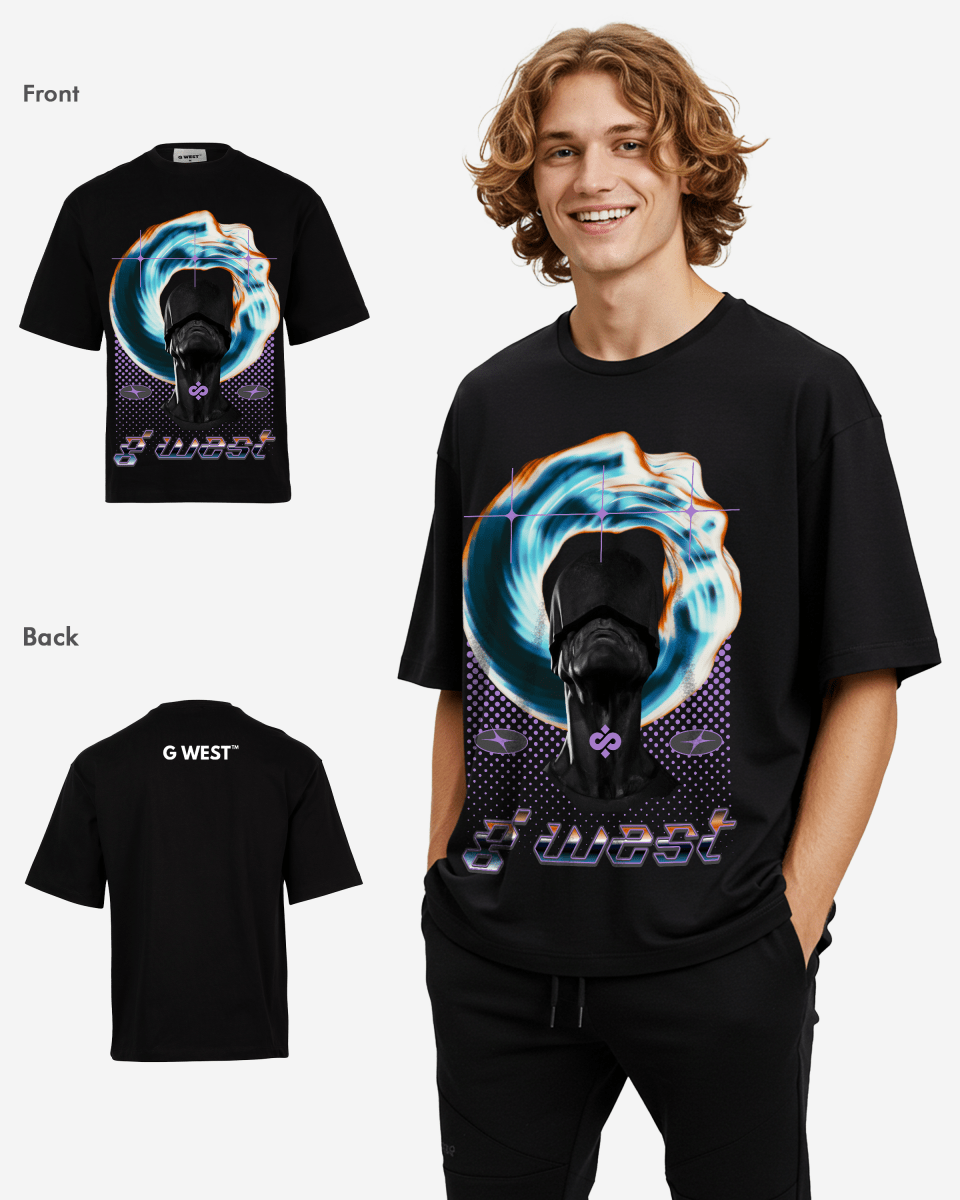 G - WEST SILENT SURGE OVERSIZED TEE GWROJMT187 - G West