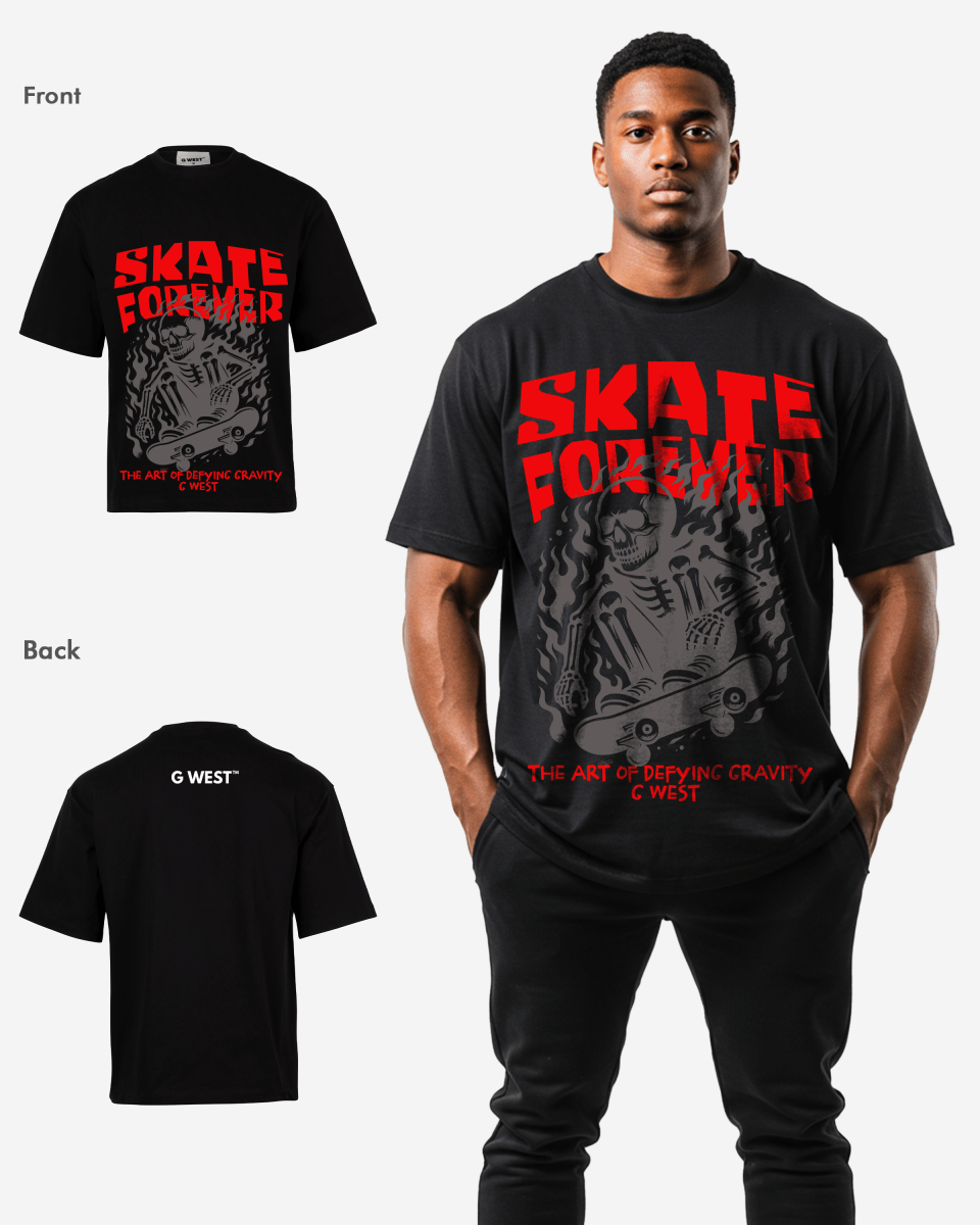 G - WEST SKATE FOREVER OVERSIZED TEE GWROJMT143 - G West