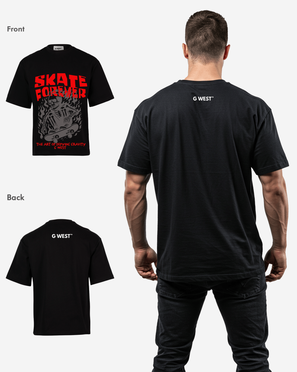 G - WEST SKATE FOREVER OVERSIZED TEE GWROJMT143 - G West
