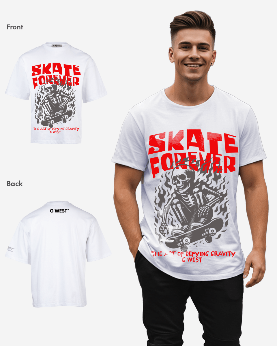 G - WEST SKATE FOREVER OVERSIZED TEE GWROJMT143 - G West