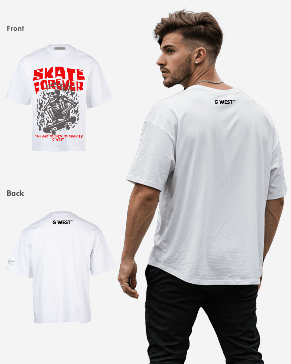 G - WEST SKATE FOREVER OVERSIZED TEE GWROJMT143 - G West