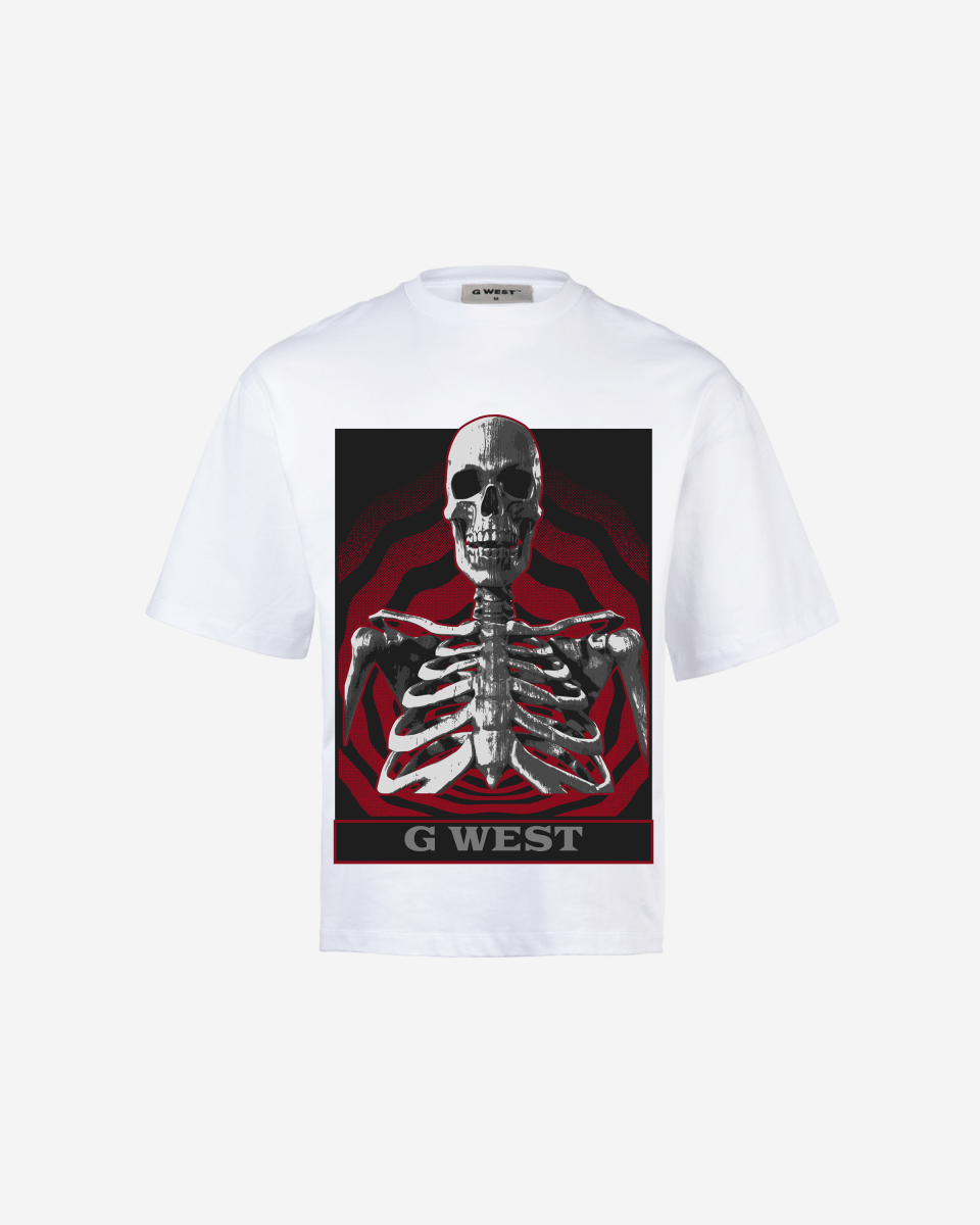 G WEST Skull of the unknown OVersized Tee GWROJMT6 - G West