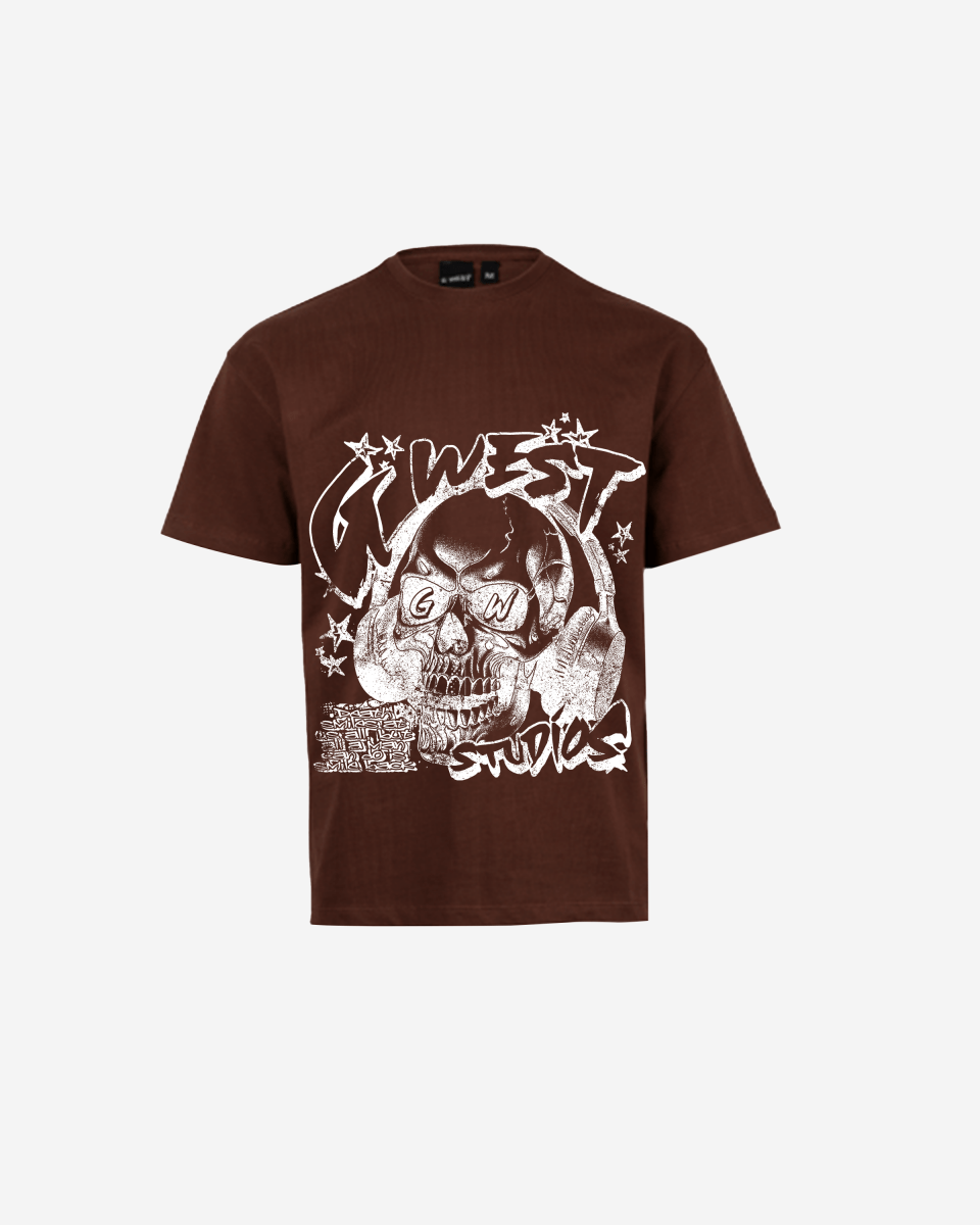 G West Skully Beats Oversized T-Shirt - G West