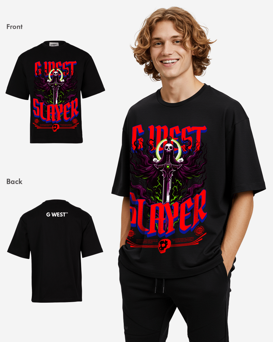 G - WEST SLAYER OVERSIZED TEE GWROJMT161 - G West