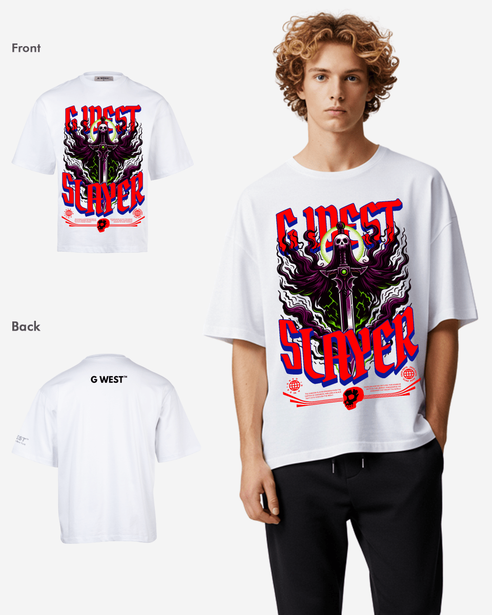 G - WEST SLAYER OVERSIZED TEE GWROJMT161 - G West