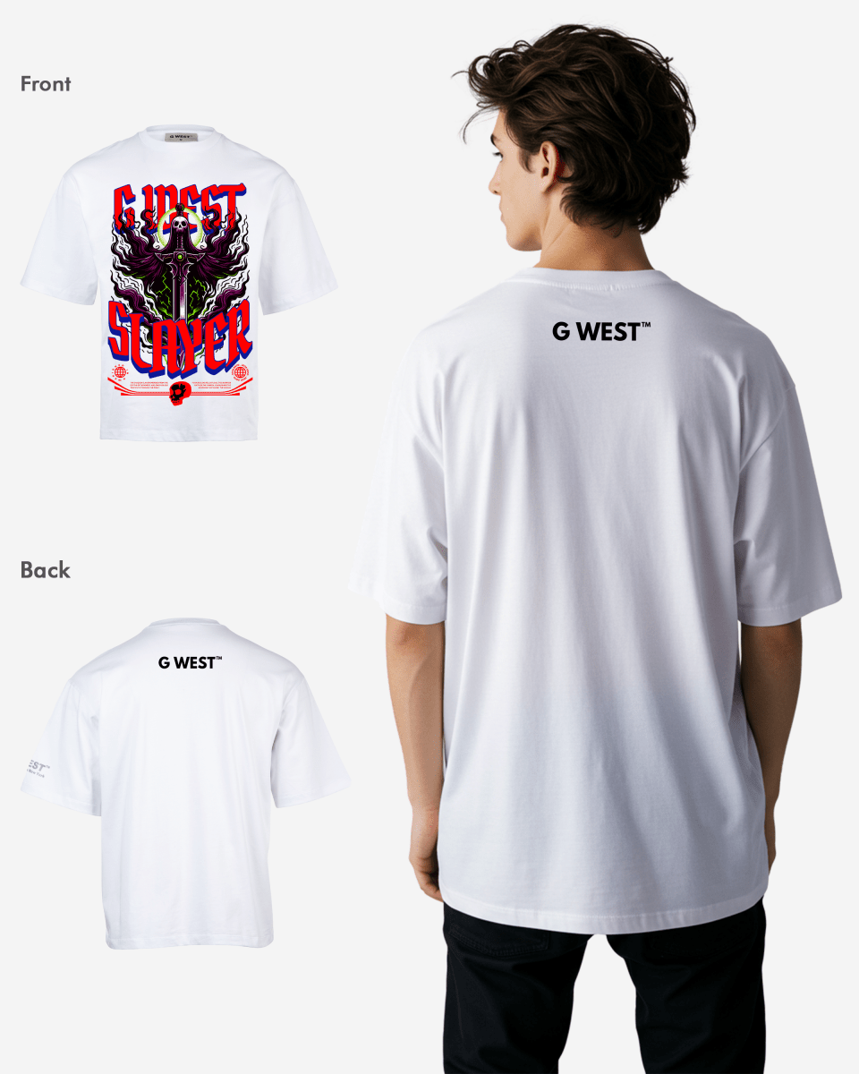G - WEST SLAYER OVERSIZED TEE GWROJMT161 - G West