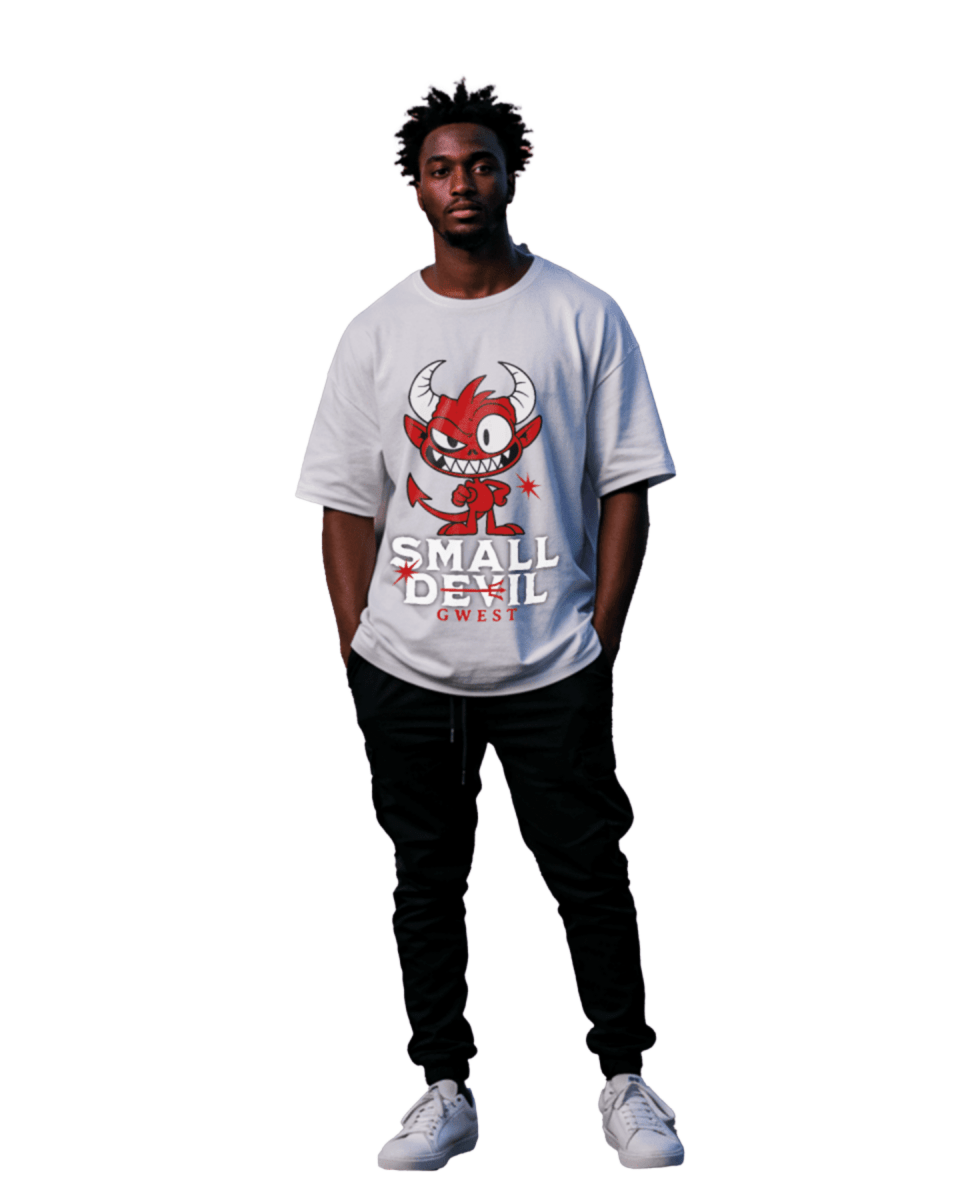G West Small Devil Oversized Men's T-Shirt - G West