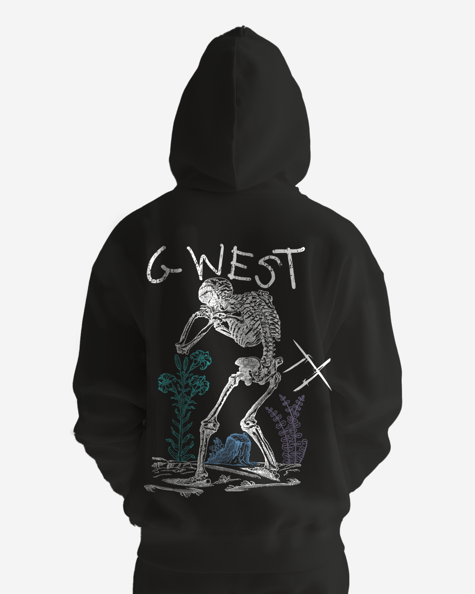 G West Sorrow Skeleton Heavy Premium Hoodie - 6 Colors - G West