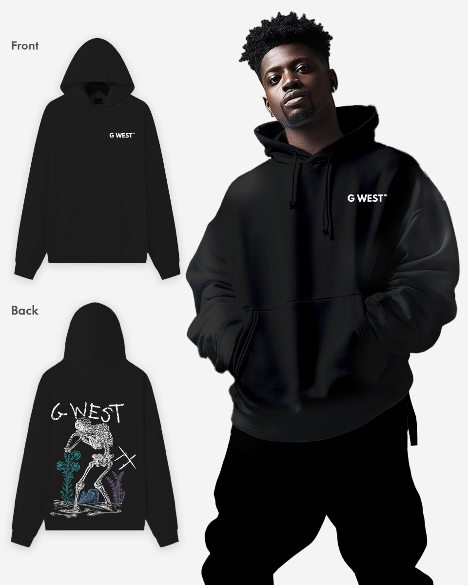 G West Sorrow Skeleton Heavy Premium Hoodie - 6 Colors - G West