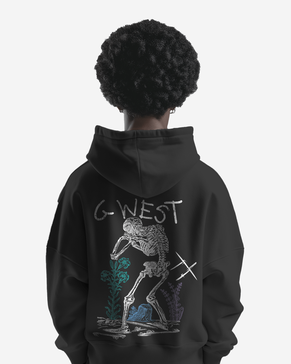 G West Sorrow Skeleton Heavy Premium Hoodie - 6 Colors - G West