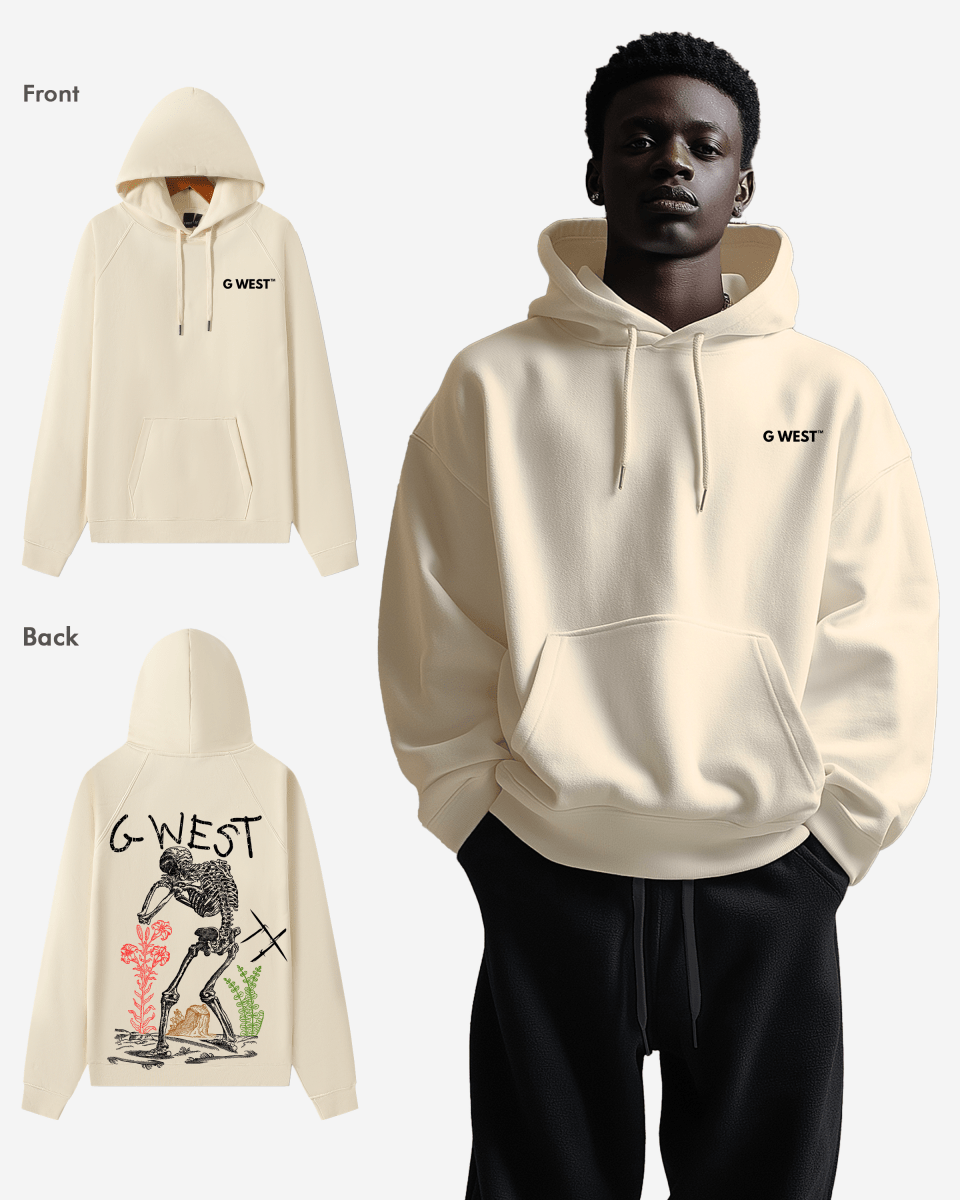 G West Sorrow Skeleton Heavy Premium Hoodie - 6 Colors - G West