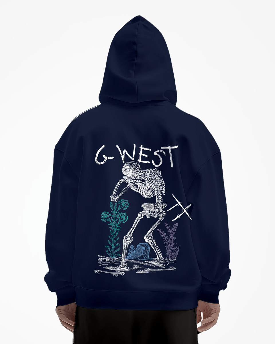 G West Sorrow Skeleton Heavy Premium Hoodie - 6 Colors - G West