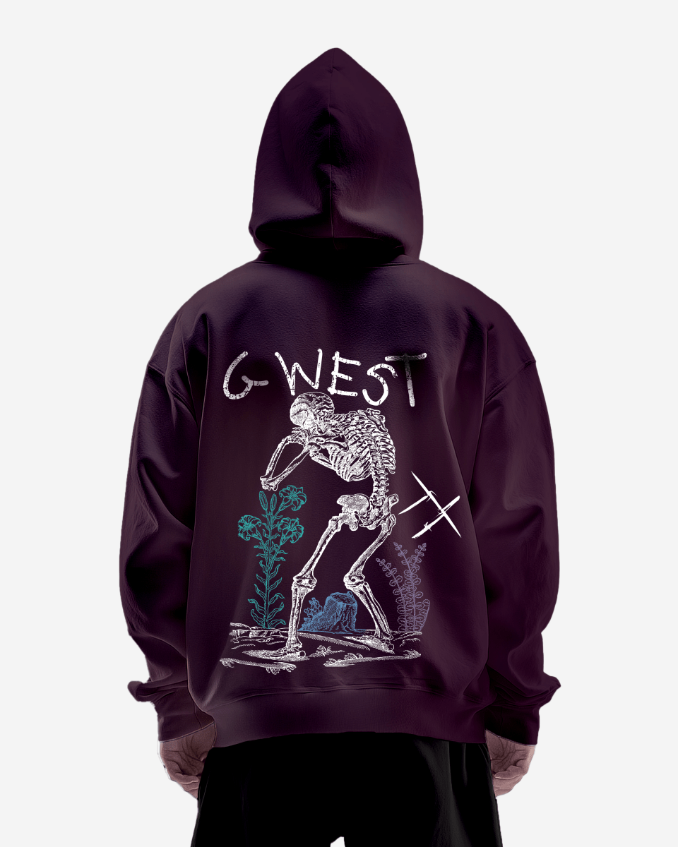 G West Sorrow Skeleton Heavy Premium Hoodie - 6 Colors - G West