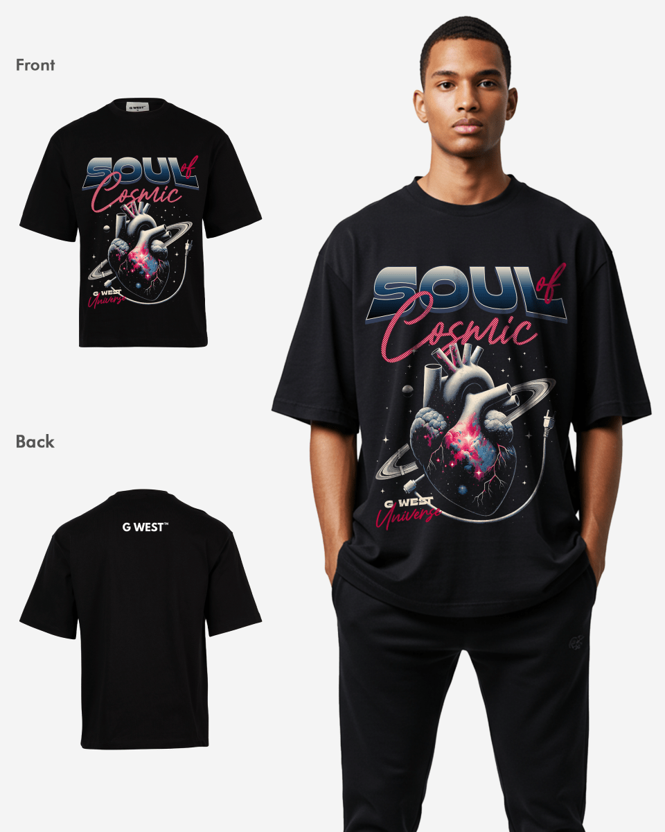 G - WEST SOUL OF COSMIC OVERSIZED TEE GWROJMT81 - G West